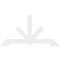 Ekena Millwork Vanguard Architectural Grade PVC Gable Bracket, 60"W x 32 1/2"H x 2"D x 4"F, 13/12 Pitch GBP060X33X0204VAN00 - alternate 5